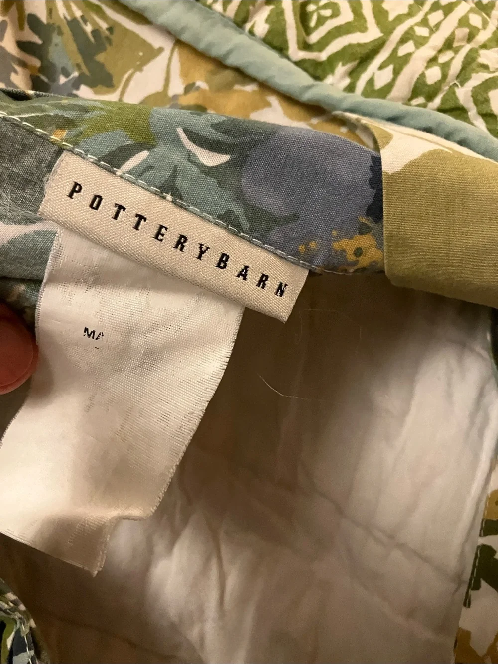 Pottery barn standard Kantha quilt pillow sham cover 2008